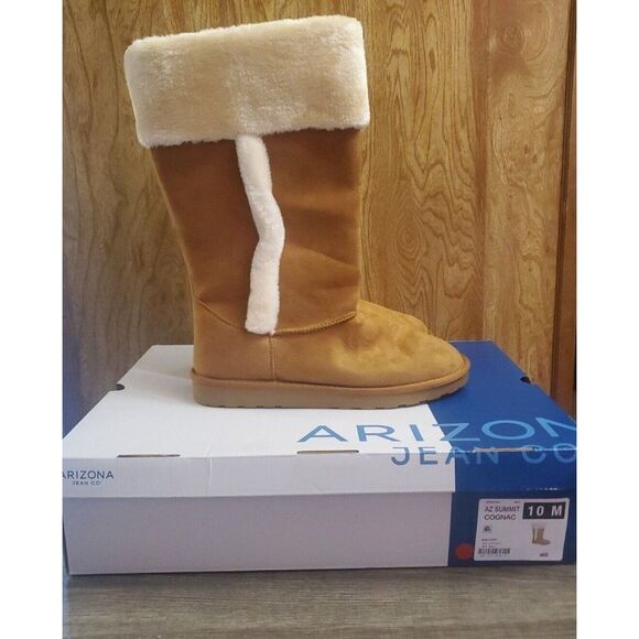 Arizona Jean Company Shoes - Arizona AZ Summit Cognac Tan Women's Boots Size 10 M